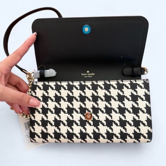 NWT KATE SPADE HOUNDSTOOTH CROSSBODY - Picture 6 of 8